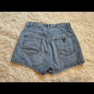 Women’s Guess Vintage Button Fly Denim Shorts 28